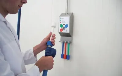 ZONES CIP, y compris la désinfection du SANG
